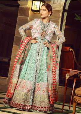 Maryam Hussain Meer Embroidered Chiffon Wedding Collection Design Parisa 2019